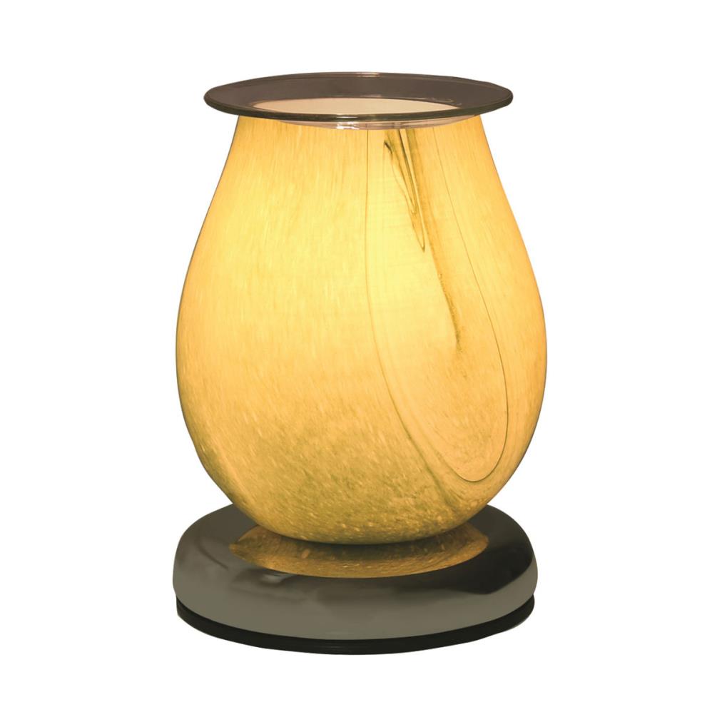 Aroma Green Swirl Oval Touch Electric Wax Melt Warmer Extra Image 1